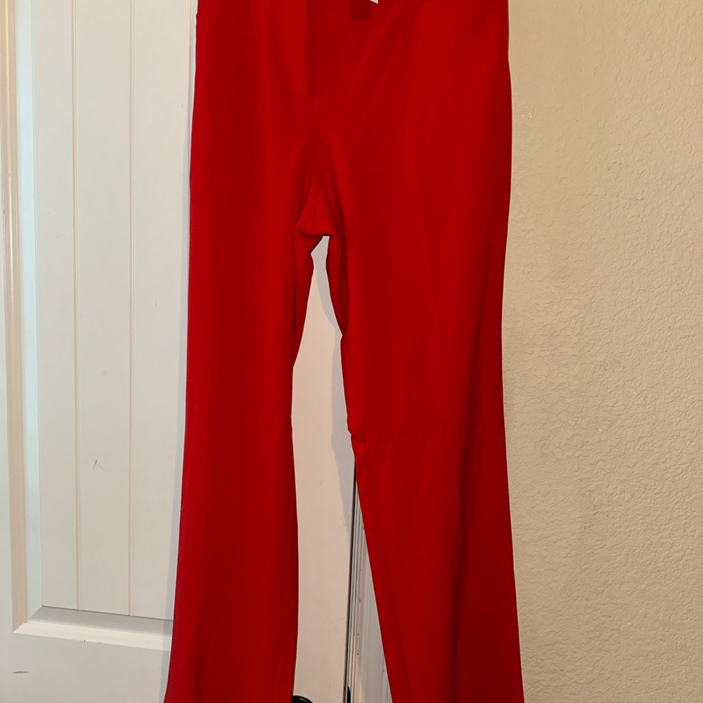 New York & Company Bold Scarlet Trousers